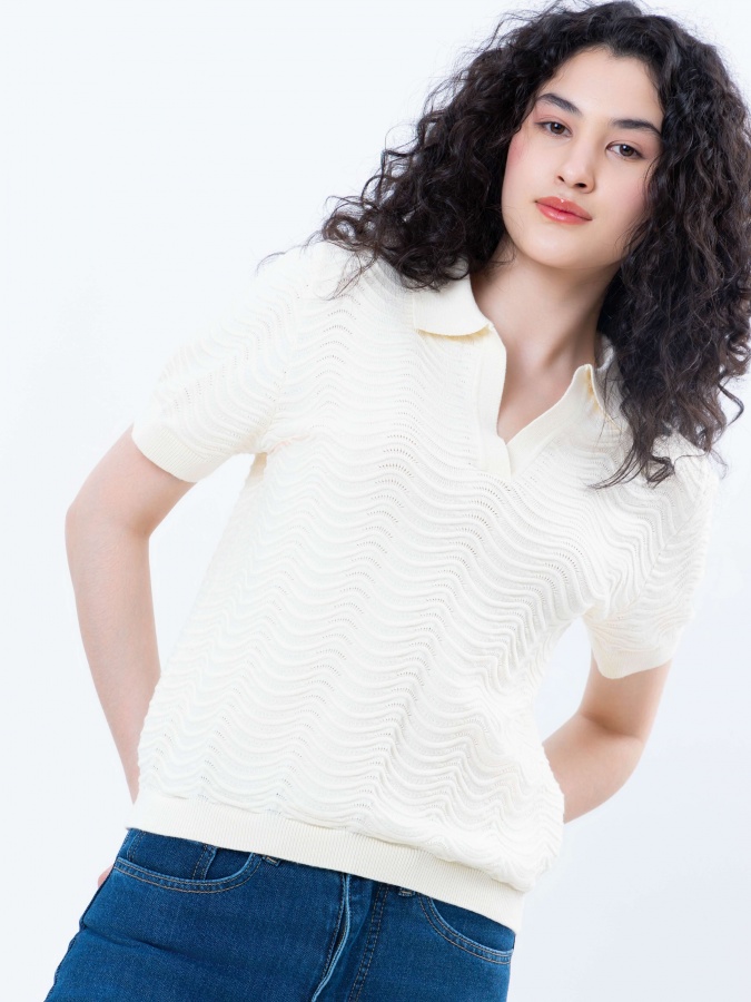 Женский джемпер Whisper White XS SS25WKN-92014