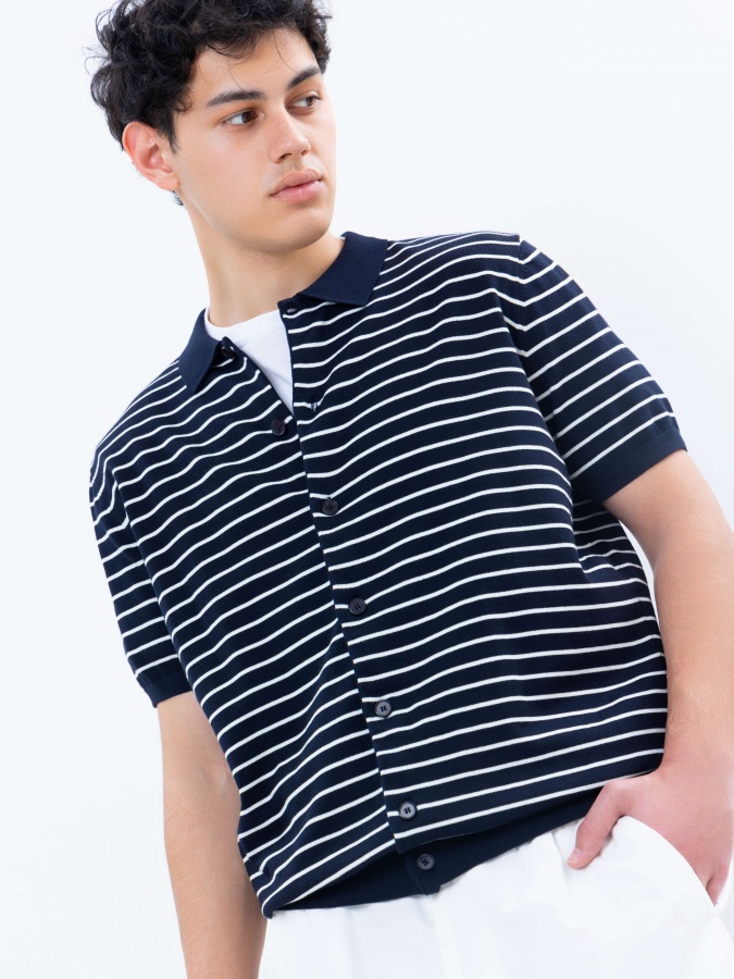 Jumper Navy XL qisqa qisma  SS25CR2-29-21638
