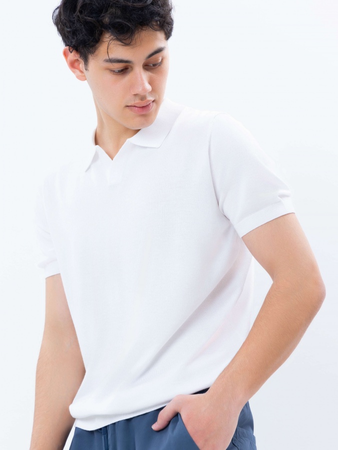 Jumper qisqa qisma oq L  SS25CR2-29-21592