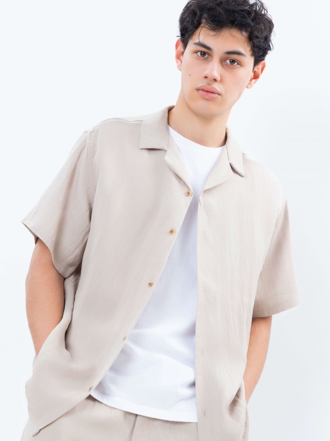 Ko'ylak qisqa qisma Whisper White XL  SS25CR2-19-21831