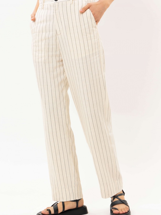 Женские брюки Beige S SS25WES-21541
