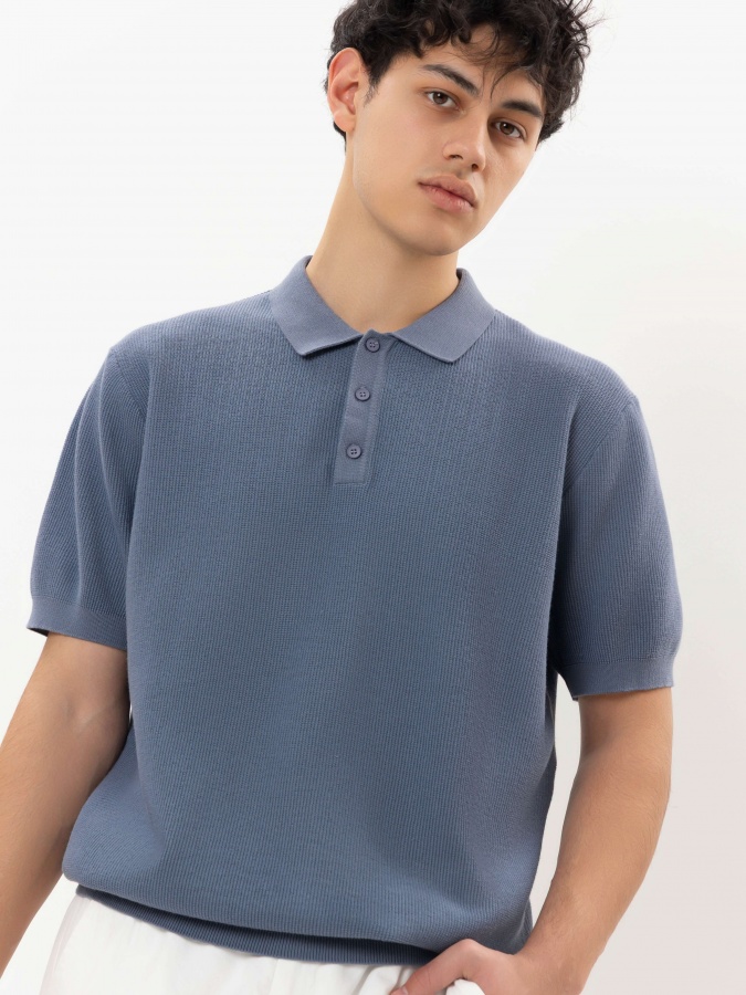 Jumper Blue s qisqa qisma  SS25CR2-29-21504