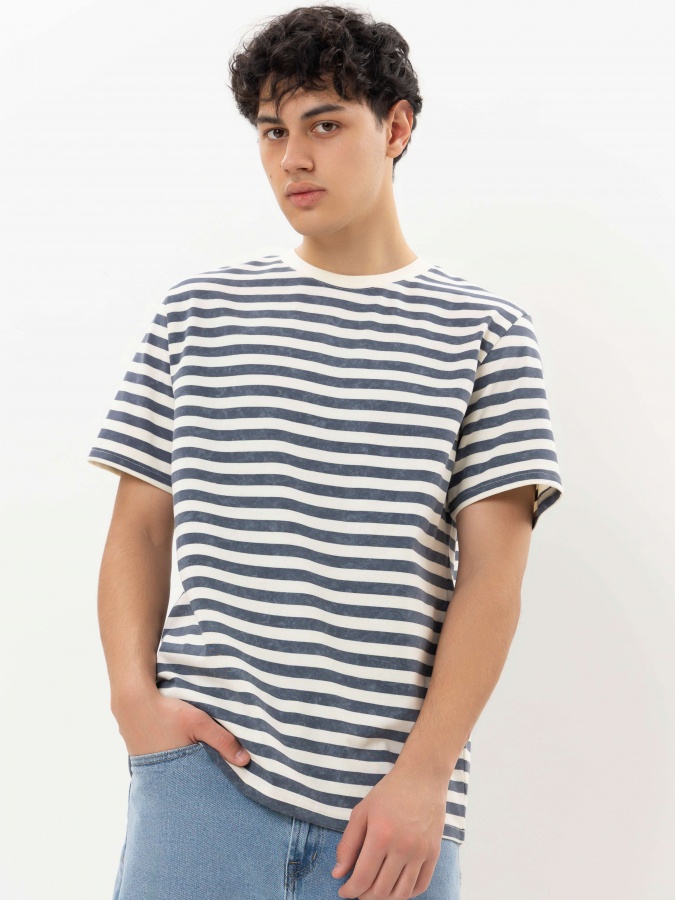 Navy XXL qisqa yengli futbolka SS25CR2-25-21691