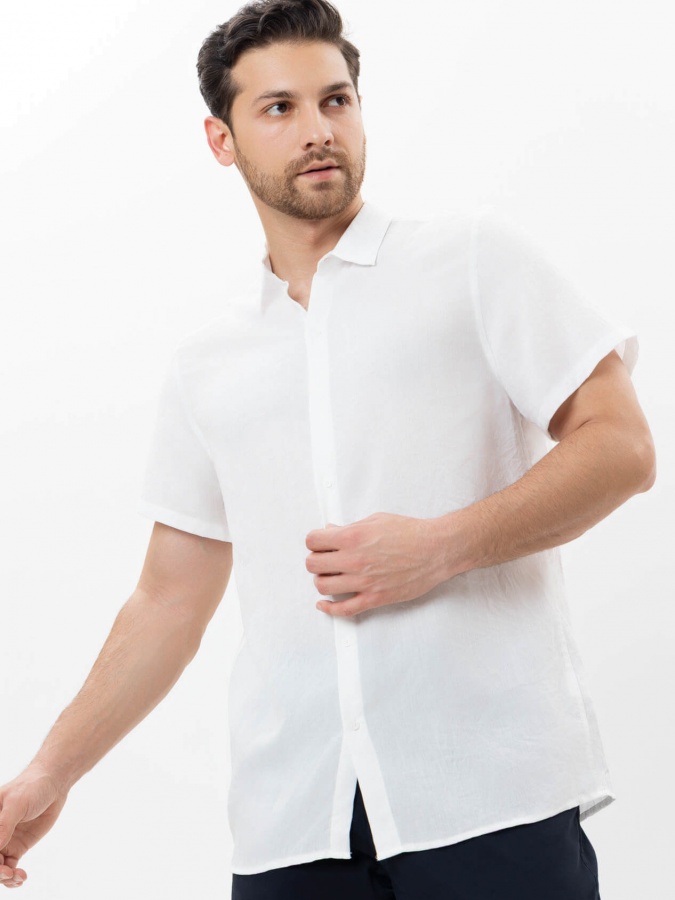 Рубашка короткий рукав White XL SS25CR2-19-21867