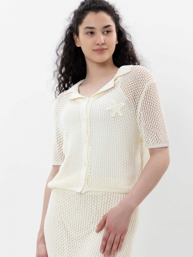 Whisper White S ayollar jumperi  SS25WKN-92082