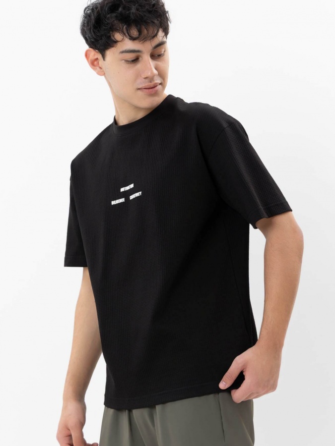 Футболка короткий рукав Black L SS25CR2-25-21819