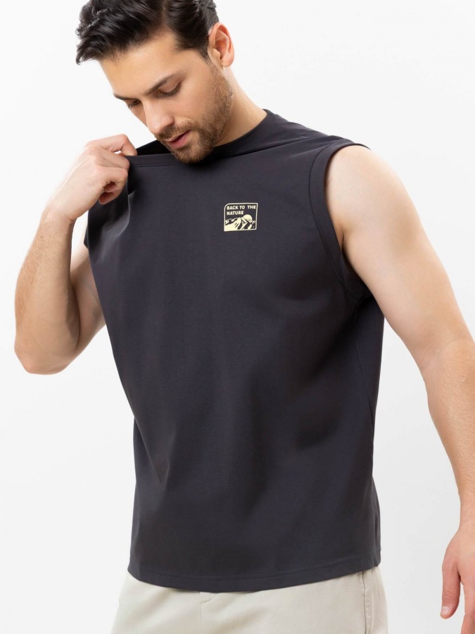 Mayk qisqa uzunlikdagi kulrang XL  SS25CR2-13-21826