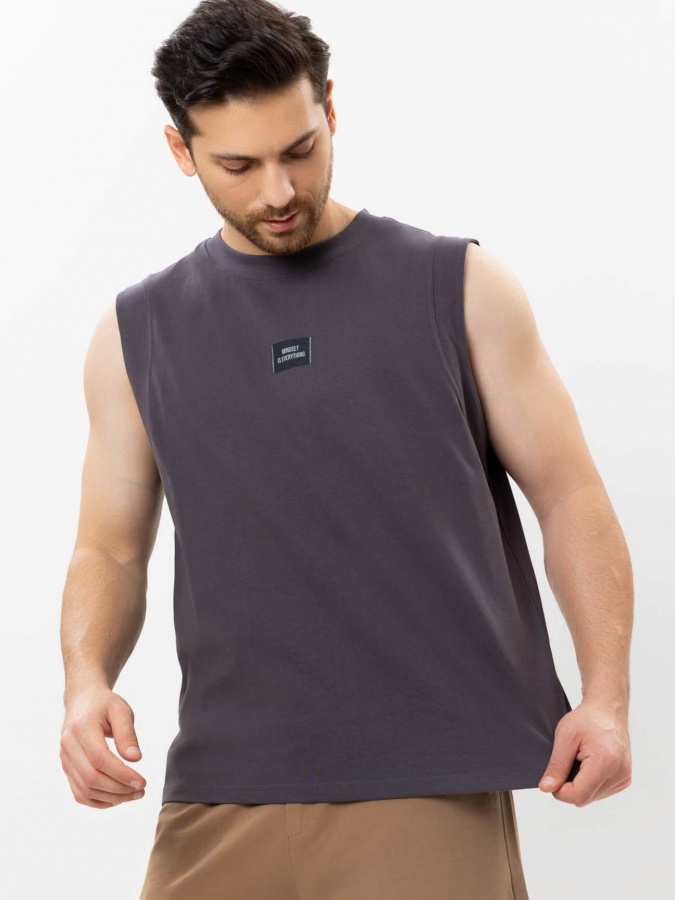 Mayk qisqa uzunligi Dark Grey S  SS25CR2-13-21972