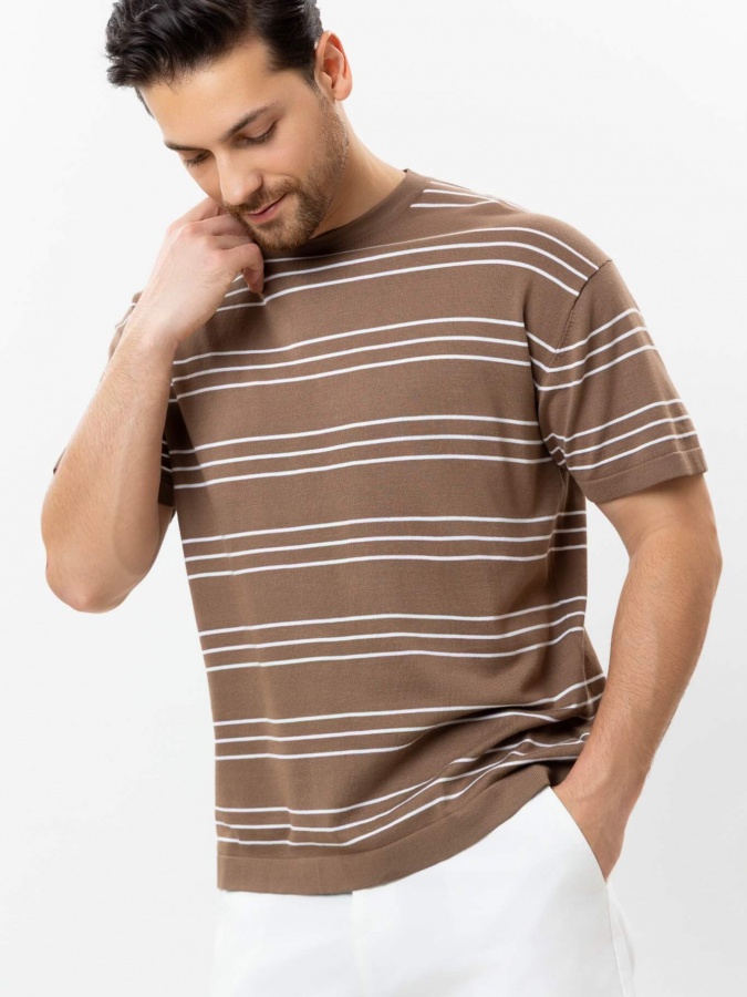 Jumper qisqa qisma Beige S  SS25CR2-29-21778