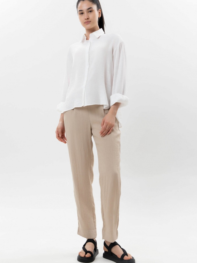 Женские брюки Beige M SS25WES-21473