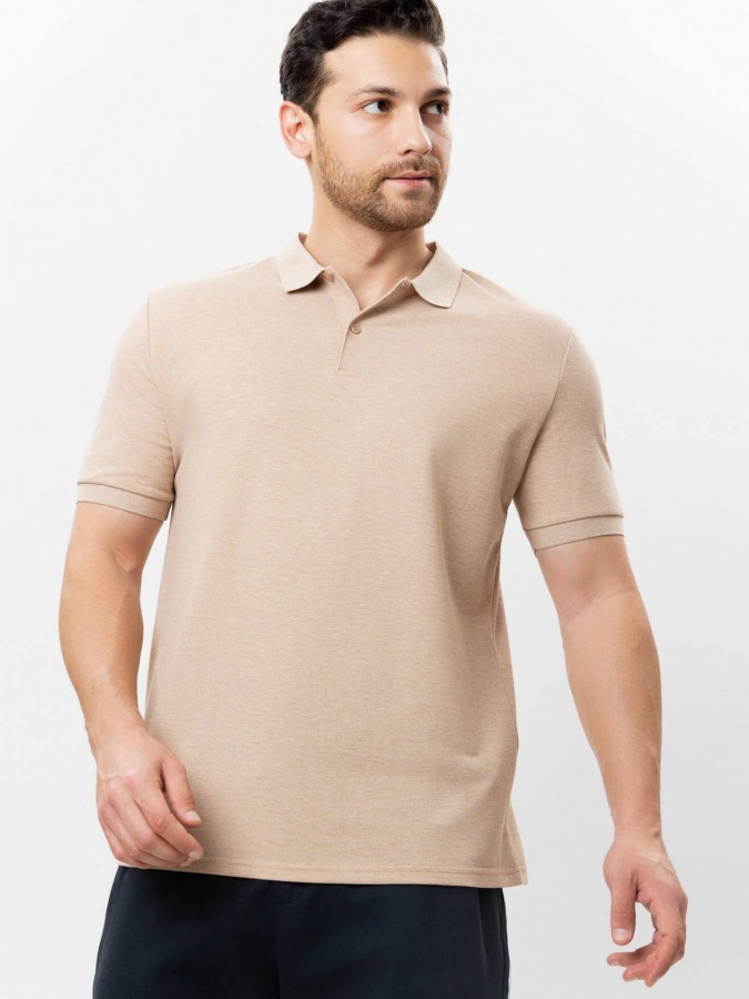 Polo qisqa qisma Beige L  SS25CR2-17-21971