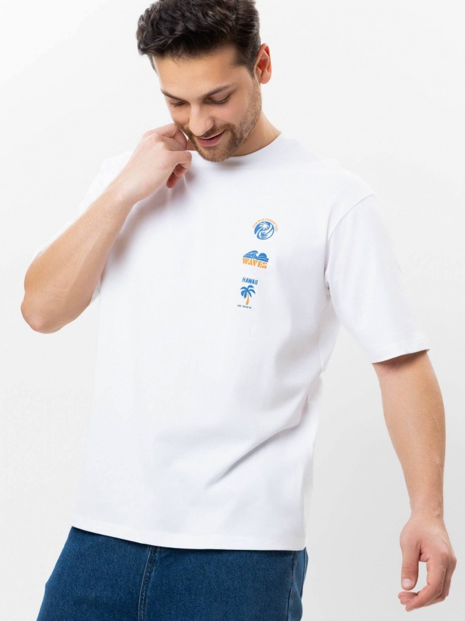 Футболка короткий рукав White S SS25CR2-25-21913