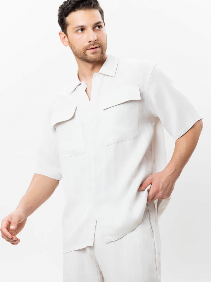 Ko'ylak qisqa qisma Whisper White L  SS25CR2-19-21829