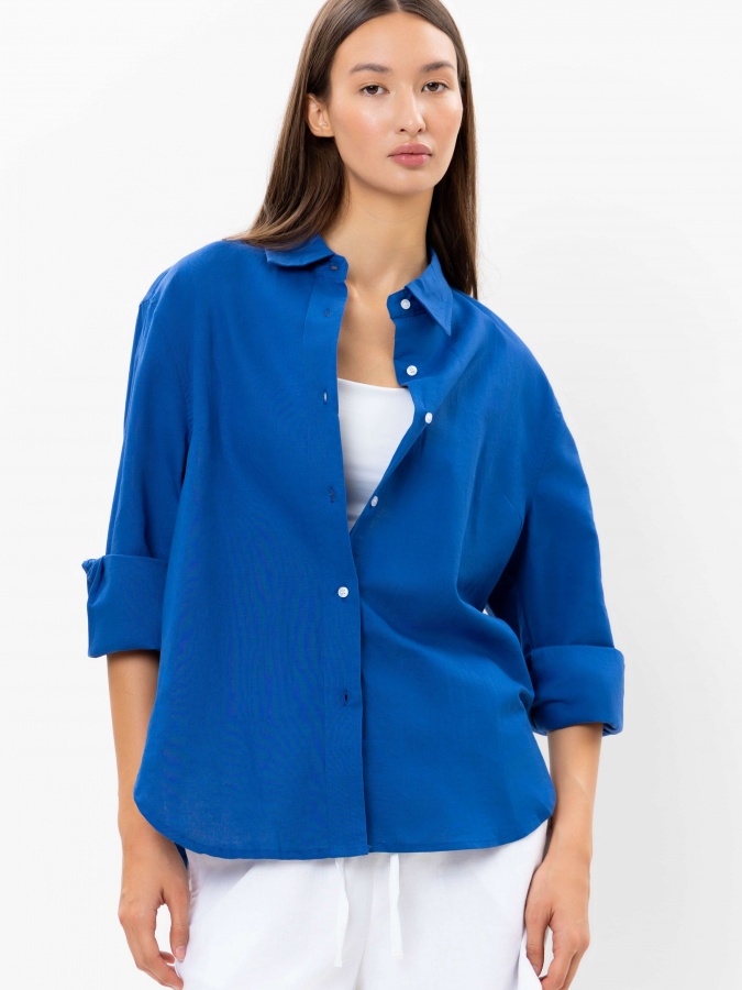 Electric Blue XS ayollar ko'ylagi  SS24WES-21216