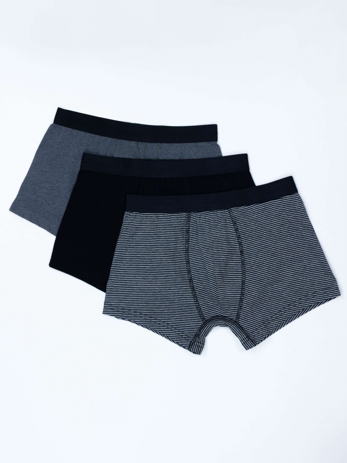 Trunk Grey, Grey, Black L ichki kiyimlari  SS25CR4-44-21287
