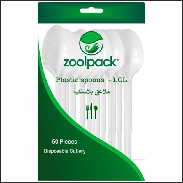Plastik qoshiq (Zoolpack) 50ta