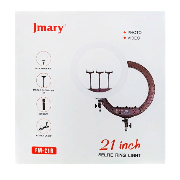 Aylana shaklidagi lampa «Jmary FM-21R» (shtativsiz)