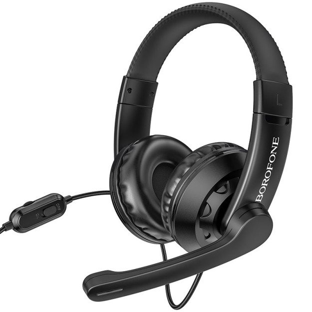 Simli quloqchinlar Borofone BO102 Qora
