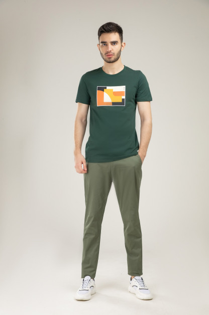 Chinos Terra Pro, erkaklar uchun, chinos yashil 30 SS21CA3N-45-10117