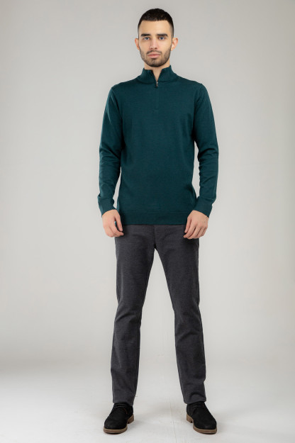 Jumper uzoq qisma Terra Pro, erkaklar uchun, polyester yashil M AW21CA2N-29-10608