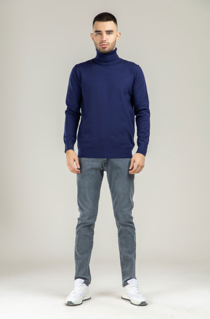 Jumper uzoq qisma Terra Pro, erkaklar uchun, viskon Navy XL AW21CA2N-29-10095