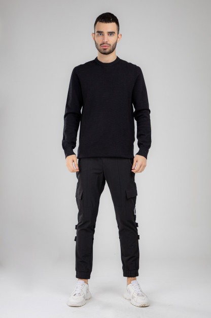 Джемпер Длинный Рукав Terra Pro, для мужчин, хлопок Black S AW21CA2N-29-10633