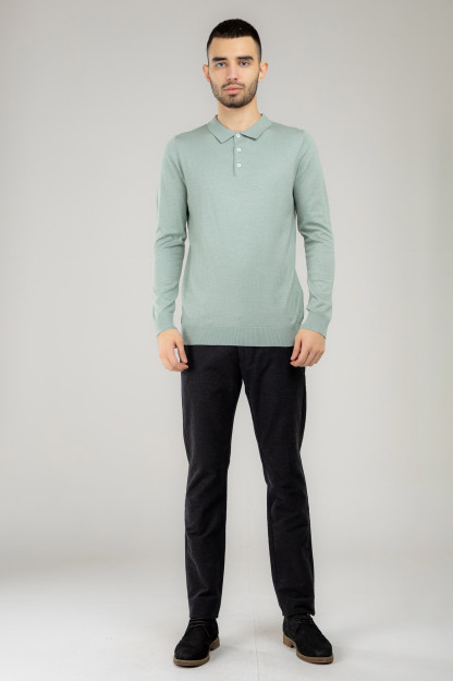 Jumper uzoq qisma Terra Pro, erkaklar uchun, paxta Menthol M AW21CA2N-29-10702