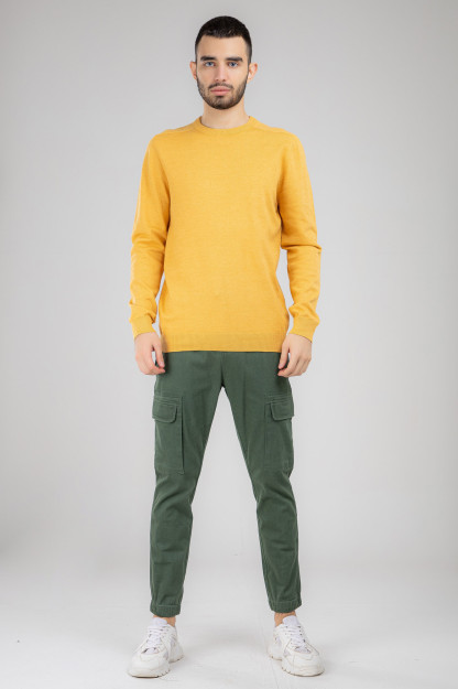 Джемпер Длинный Рукав Terra Pro, для мужчин, хлопок Yellow M AW21CA2N-29-10642