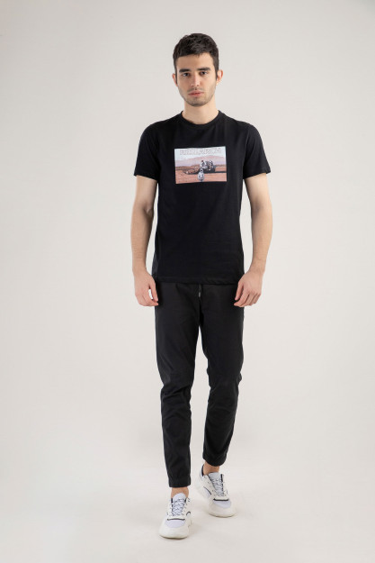Joggers Terra Pro, erkaklar uchun, paxta qora 31 SS21CA3N-39-4-9681