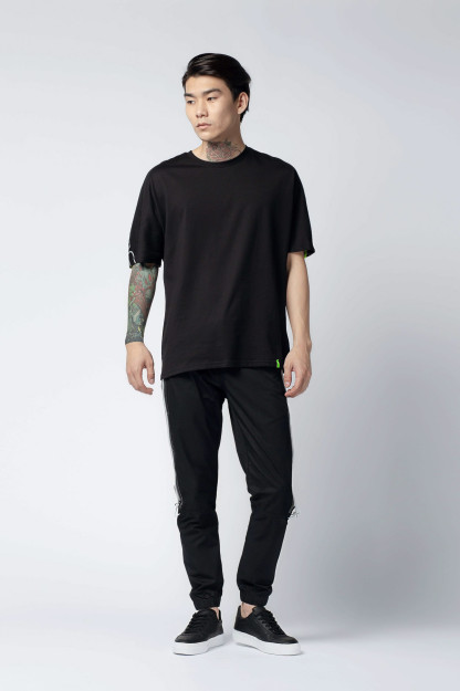 Joggers Terra Pro, erkaklar uchun, paxta qora 33 SS20CA3N-39-4-7323