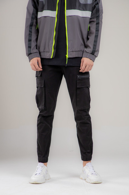 Joggers Terra Pro, erkaklar uchun, paxta qora 34 AW21CA3N-39-10545