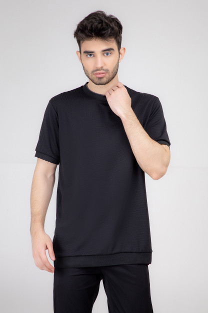 T-shirt qisqa qisma qora L SS22CA2N-25-4-11330