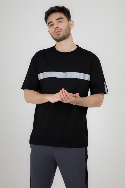 T-shirt qisqa qisma qora L SS22CA2N-25-4-11643