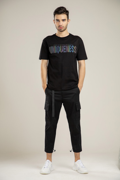 T-shirt qisqa qisma qora XL SS21CA2N-25-10501