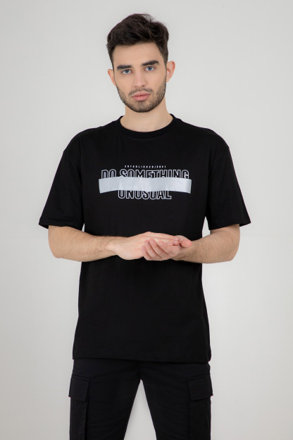 T-shirt qisqa qisma qora XXL SS22CA2N-25-4-11626
