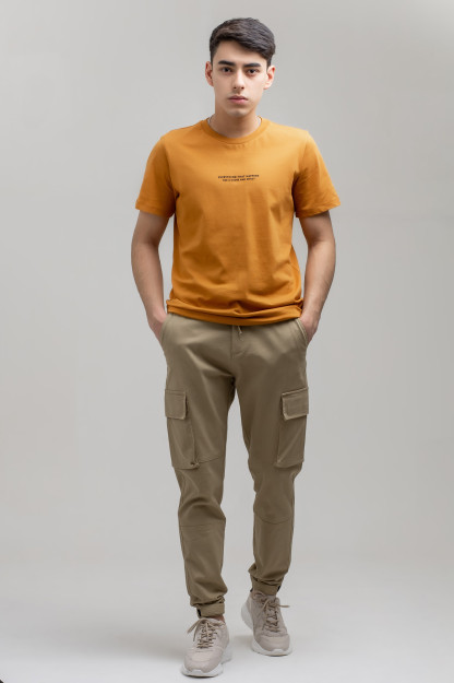 T-shirt qisqa qisma Clay Brown L SS21CA2N-25-22-9531