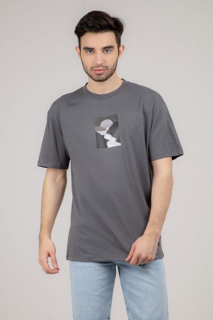 T-ko'ylak qisqa qisma Dark Grey M SS22CA2N-25-2-11023