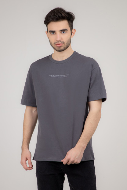 T-ko'ylak qisqa qisma Dark Grey S SS22CA2N-25-2-11264