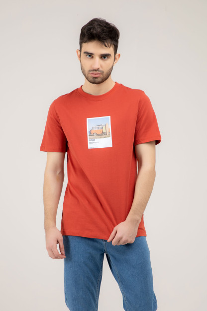T-shirt qisqa qisma qizil XL SS22CA2N-25-12-11228