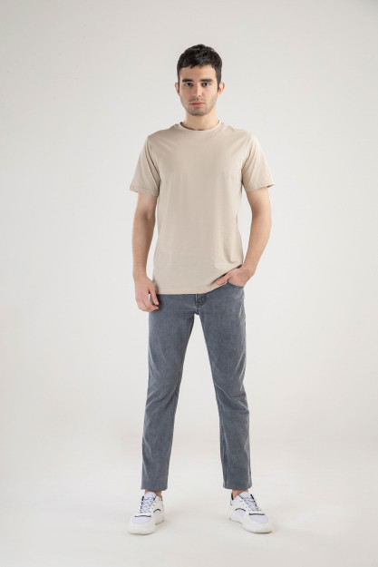 Футболка Короткий Рукав Terra Pro, для мужчин, мерсиризированный хлопок Beige XL SS21CA2N-25-10109