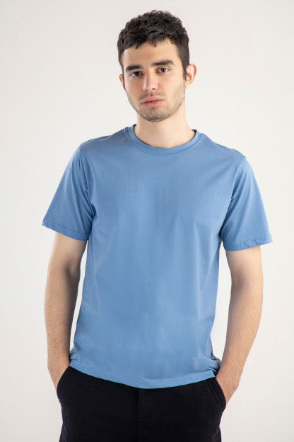 T-shirt qisqa qisma Terra Pro, erkaklar uchun, mercirized paxta moviy XL SS21CA2N-25-10109