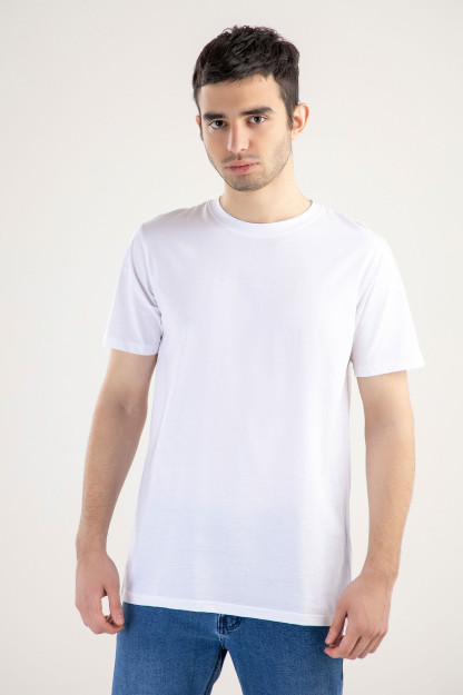 T-shirt qisqa qisma Terra Pro, erkaklar uchun, mercirized paxta oq XL SS21CA2N-25-10109