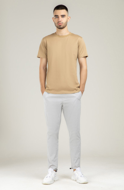 Футболка Короткий Рукав Terra Pro, для мужчин, хлопок Beige L SS21CA2N-25-14-9719