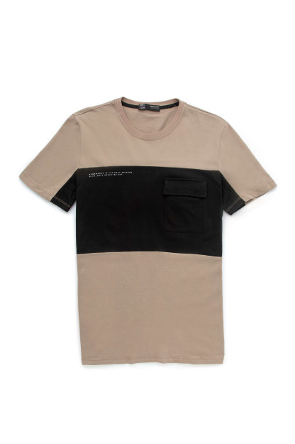 T-shirt qisqa qisma Terra Pro, erkaklar uchun, paxta bej XXL AW20CA2N-25-14-9187