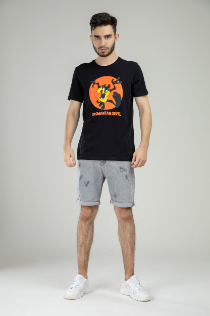 T-shirt qisqa qisma Terra Pro, erkaklar uchun, paxta qora S SS21CA2N-25-10211