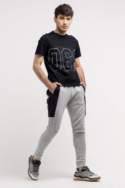 T-shirt qisqa qisma Terra Pro, erkaklar uchun, paxta qora XL AW20CA2N-25-4-9183