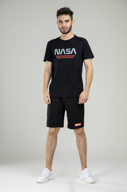 T-shirt qisqa qisma Terra Pro, erkaklar uchun, paxta qora XXL SS21CA2N-25-10168