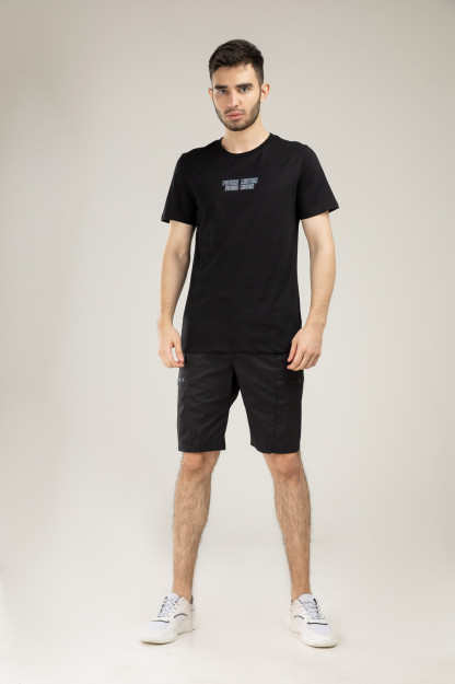 Футболка Короткий Рукав Terra Pro, для мужчин, хлопок Black XXL SS21CA2N-25-10032