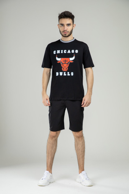 T-shirt qisqa qisma Terra Pro, erkaklar uchun, paxta qora XXL SS21CA2N-25-10326