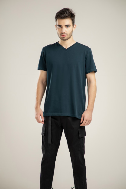 T-shirt qisqa qisma Terra Pro, erkaklar uchun, paxta yashil M SS21CA2N-25-10048